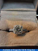 Women's Ring - White Gold 14k (.585) 3.2 grams Size 7
