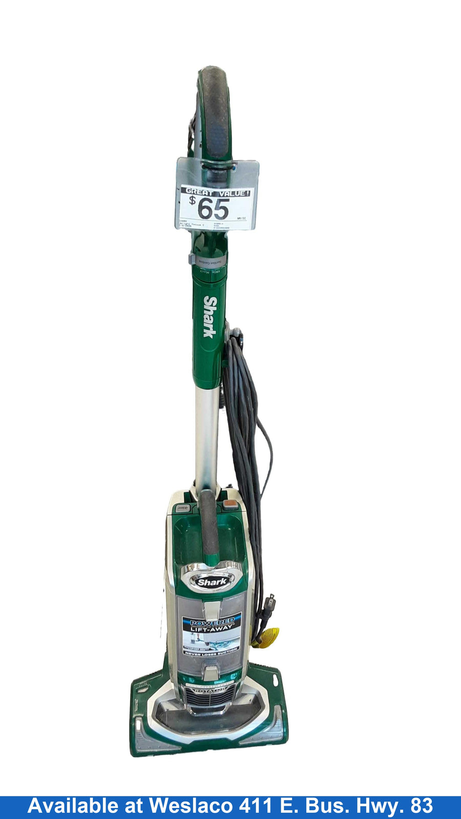 Shark Nv880-n Green Upright Vacuum Cleaner