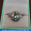 Women's Ring - White Gold 14k (.585) 7.5 grams Size 20