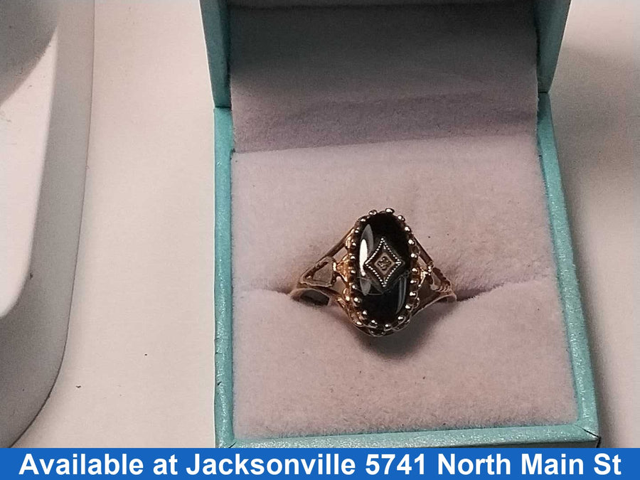 Women's Ring - Yellow Gold 10k (.417) 2.8 grams Size 9
