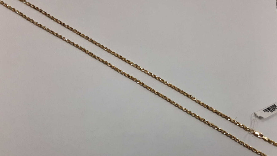 Rope Chain - Yellow Gold 10k (.417) 18.1 grams 24 inch