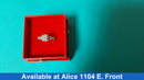 Ring - Engagement Set - White Gold 14k (.585) 3.1 grams Size 9