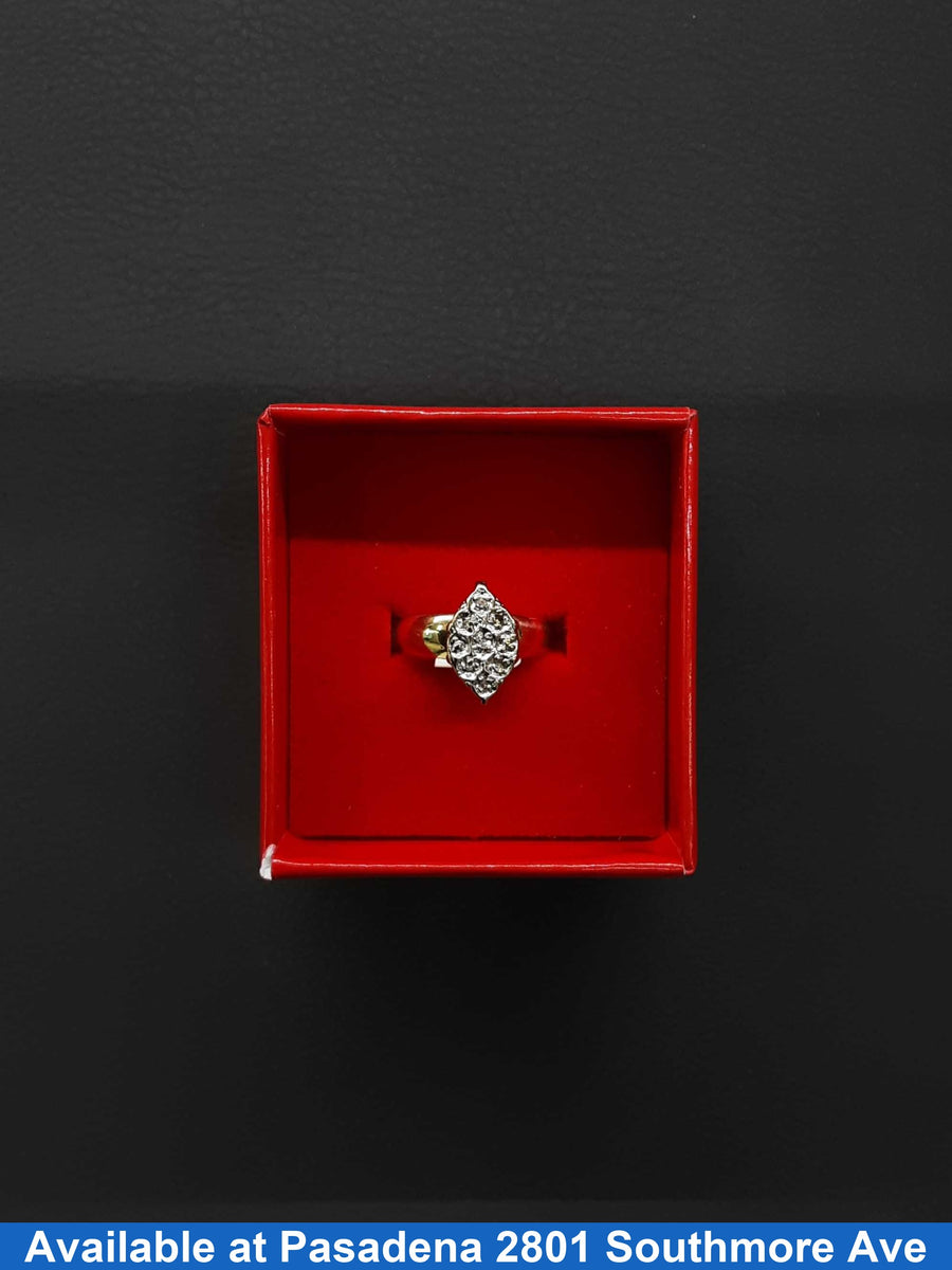 Women's Ring - Yellow Gold 10k (.417) 3.4 grams Size 7