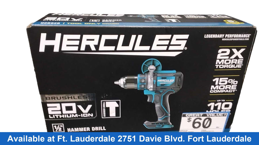 Hercules Hcb92b Blue Cordless Hammer Drill