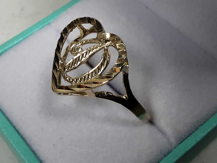 Women's Ring - Yellow Gold 10k (.417) 1.7 grams Size 12.5