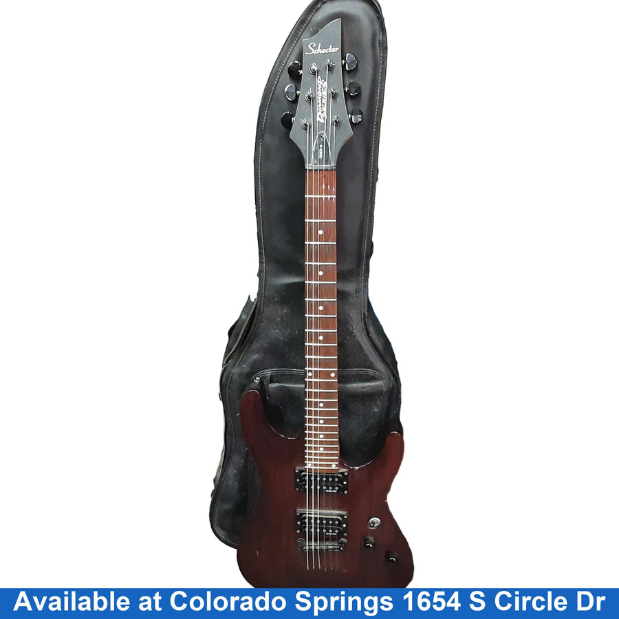 Schecter Diamond Series Omen-6 Brown Electric Classic Guitar