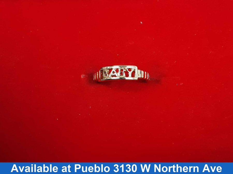 Women's Ring - Yellow Gold 10k (.417) 1 grams Size 1