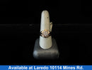 Women's Ring - White Gold 10k (.417) 6.2 grams Size 20