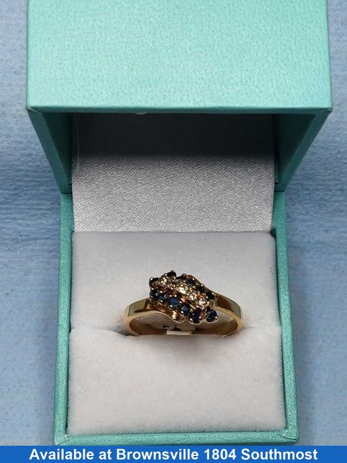 Women's Ring - Yellow Gold 10k (.417) 4 grams Size 10.5