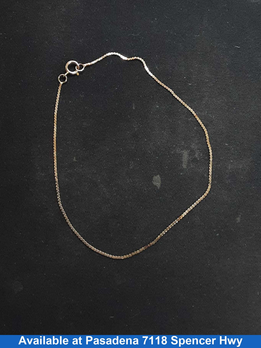 Herringbone Bracelet - Yellow Gold 10k (.417) 1 grams 6 inch