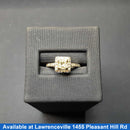 Ring - Engagement Set - White Gold 14k (.585) 3.2 grams Size 8.5