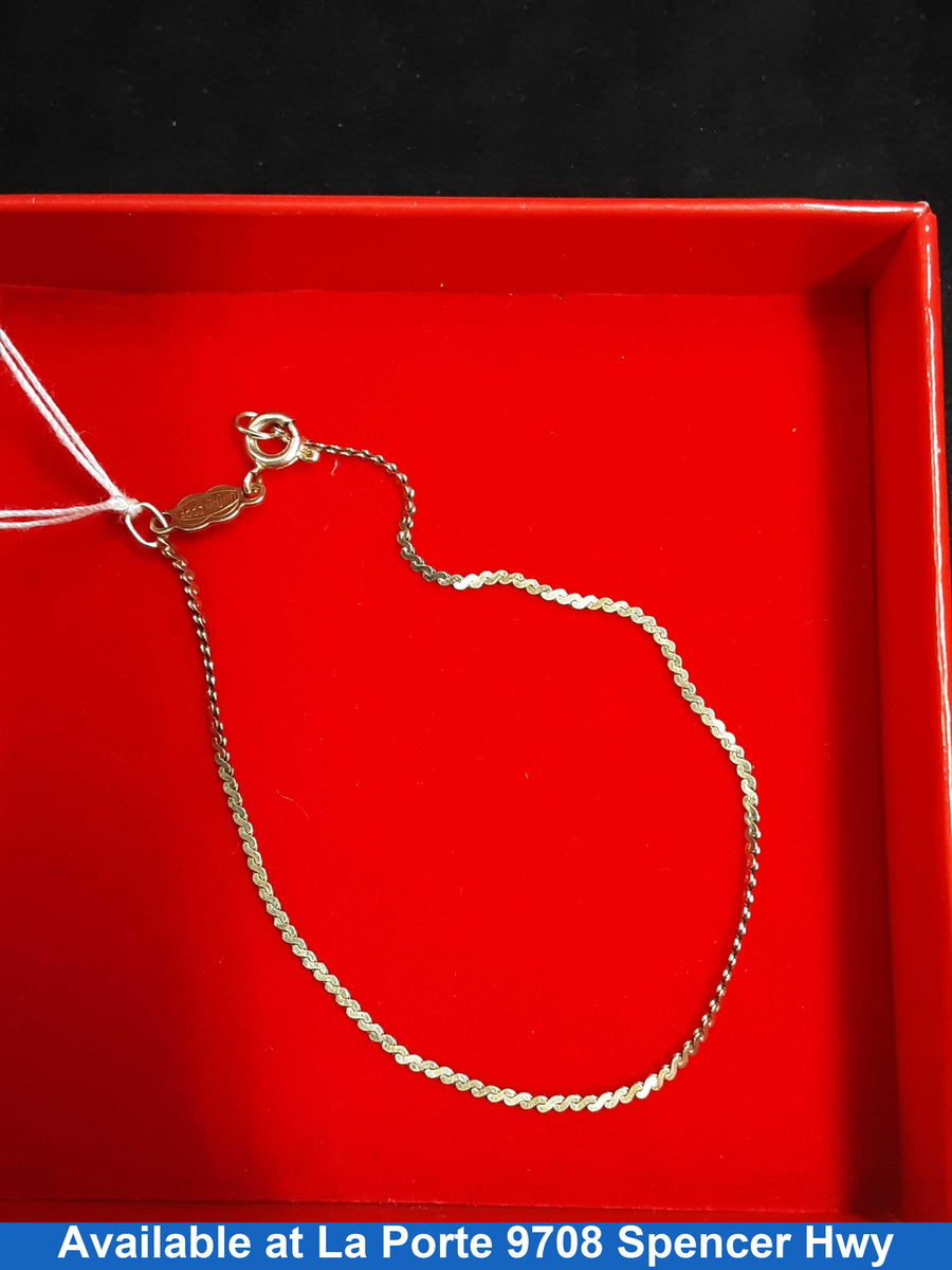 Snake Bracelet - Yellow Gold 14k (.585) 1.6 grams 7 inch