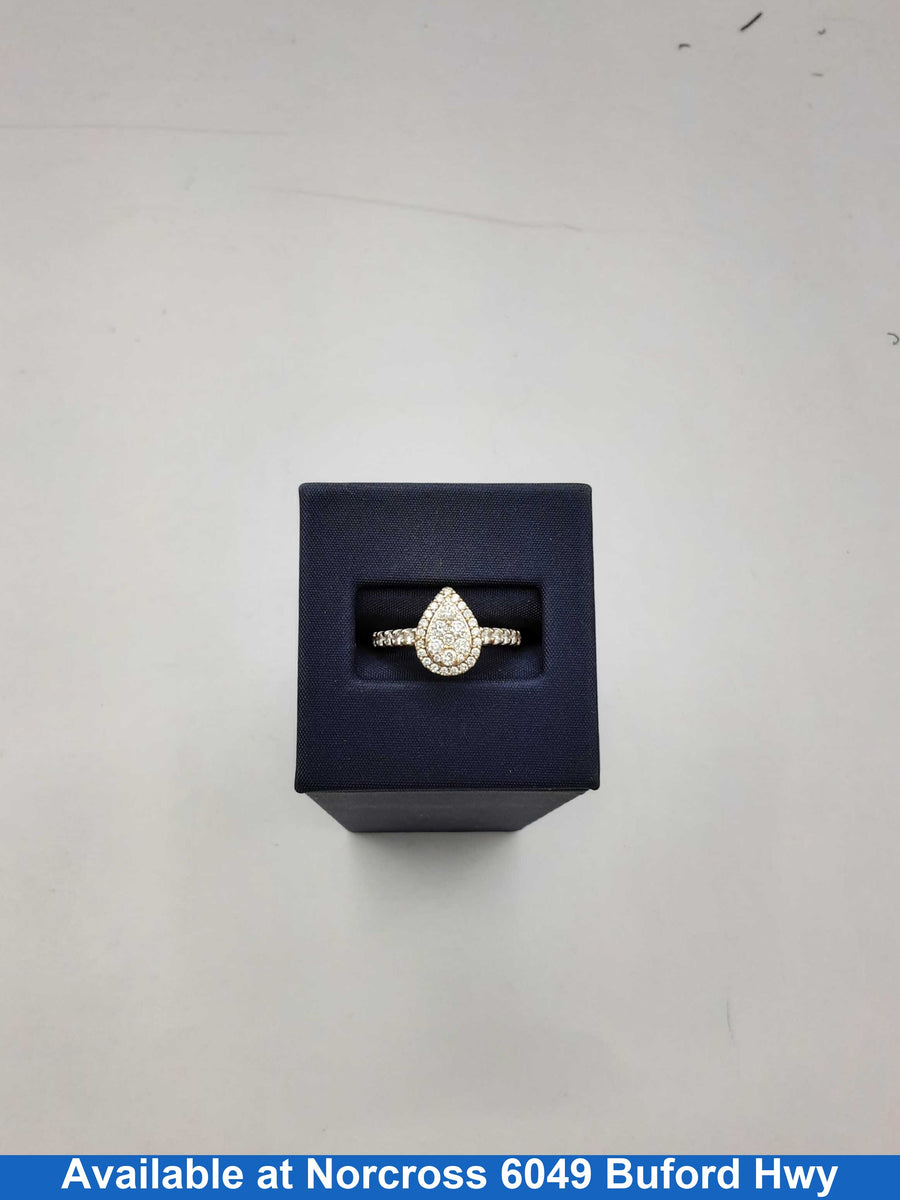 Women's Ring - Yellow Gold 10k (.417) 4 grams Size 9.5