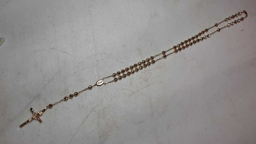 Bead Chain - Yellow Gold 14k (.585) 21.8 grams 34 inch