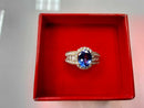 Ring - Wedding Set - Yellow Gold 14k (.585) 3.6 grams Size 7.5