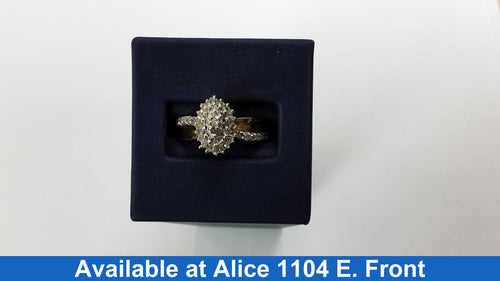 Women's Ring - Yellow Gold 14k (.585) 3.4 grams Size 9