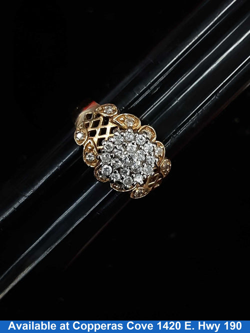 Women's Ring - Yellow Gold 14k (.585) 5 grams Size 8