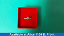 Ring - Engagement Set - White Gold 14k (.585) 2.1 grams Size 7