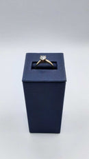 Women's Ring - Solitaire - Yellow Gold 10k (.417) 2 grams Size 8