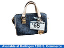 Michael Kors Ac-2309 Blue Purse / Handbag