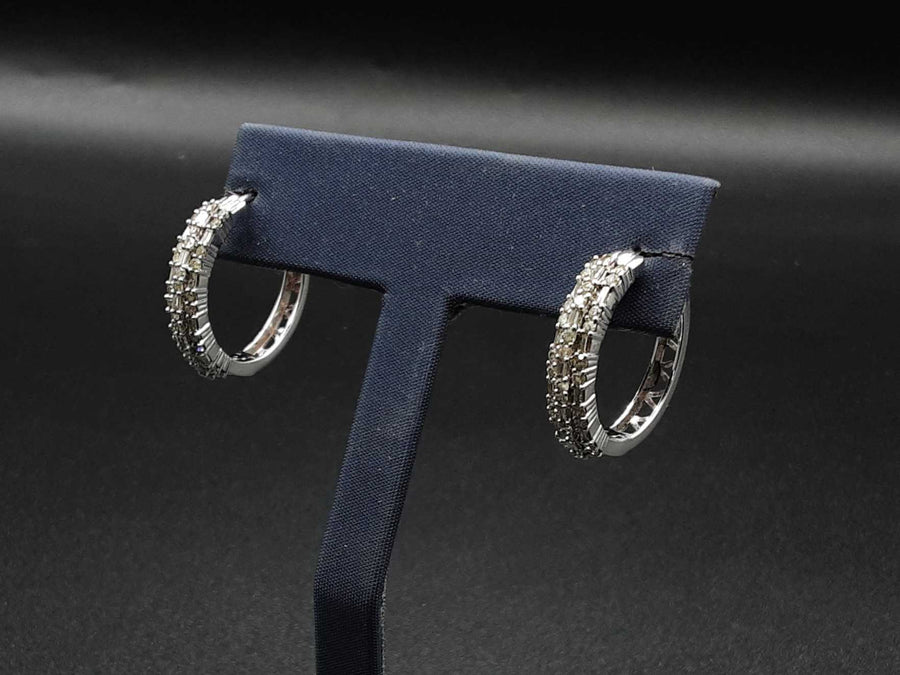 Earrings - White Gold 10k (.417) 5.8 grams