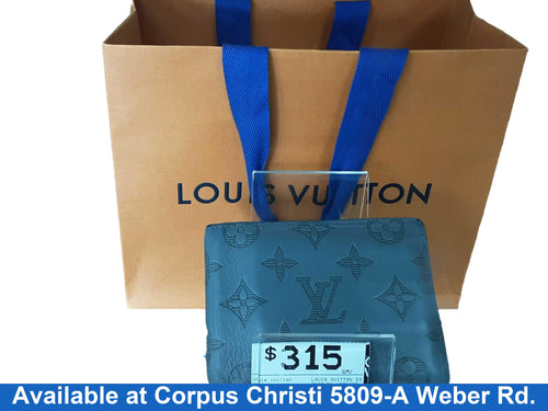 Louis Vuitton Louis Vuitton 2021-2025 Monogram Shadow Gray Wallet