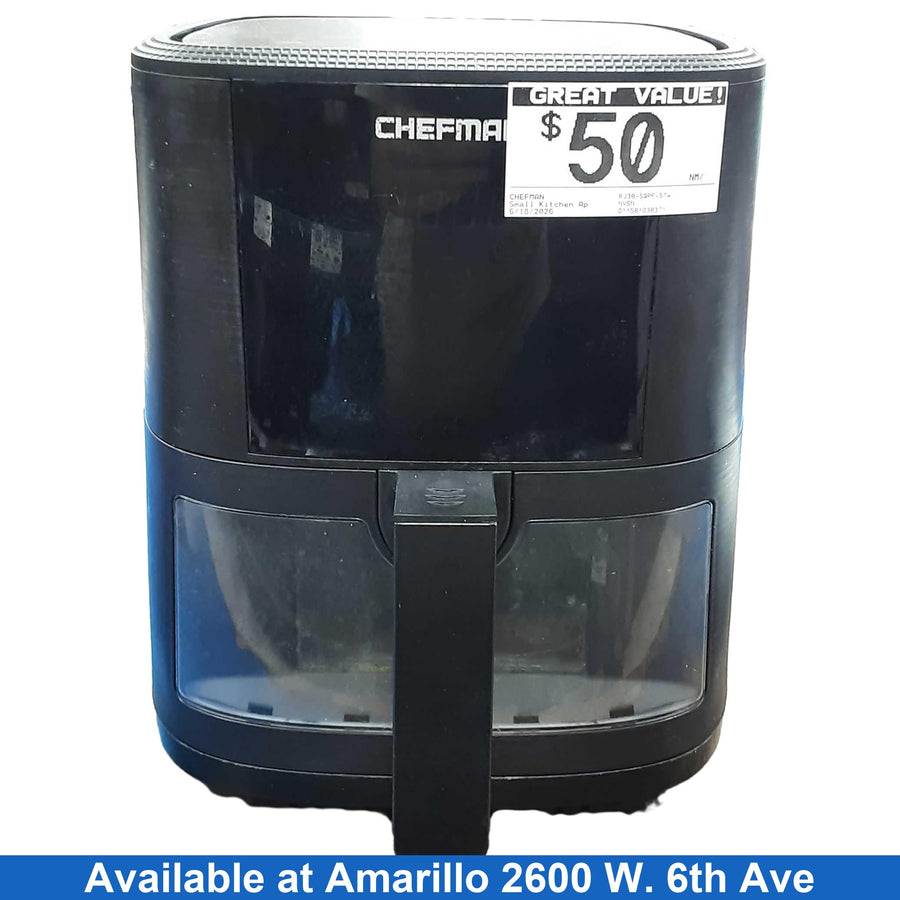 Chefman Rj38-sqpf-5tw Black Small Kitchen Appliance