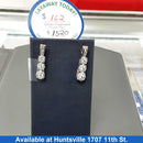 Earrings - White Gold 14k (.585) 7.2 grams