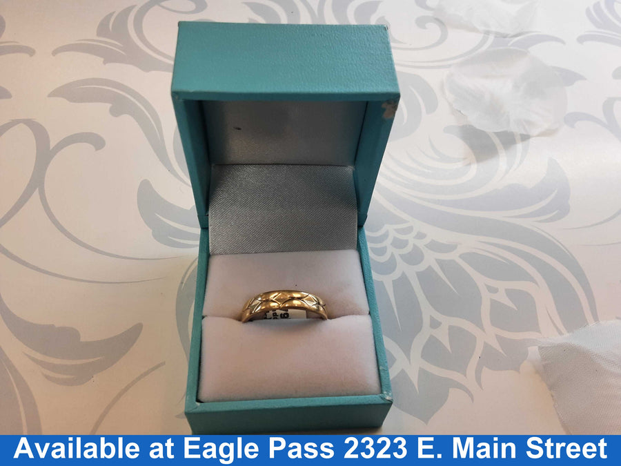 Ring - Wedding Band - Yellow Gold 10k (.417) 1.7 grams Size 9