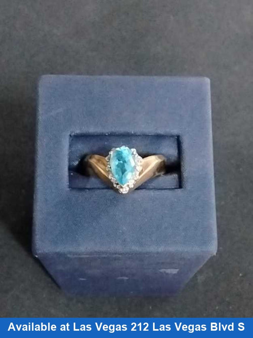 Women's Ring - Yellow Gold 10k (.417) 2.7 grams Size 20