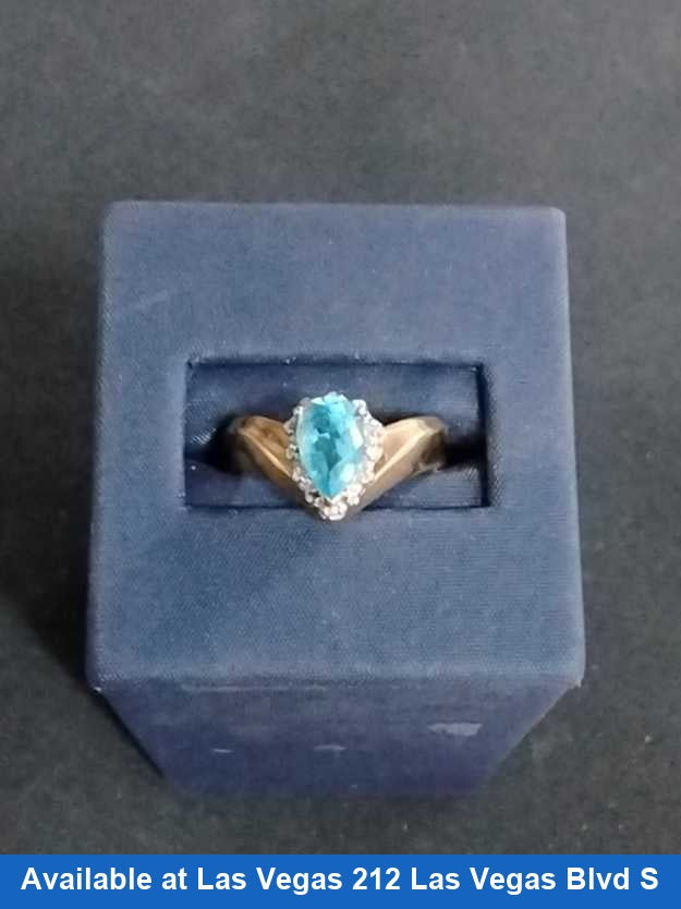 Women's Ring - Yellow Gold 10k (.417) 2.7 grams Size 20
