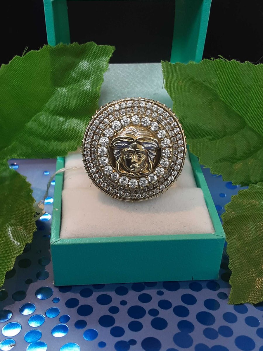 Men's Ring - Yellow Gold 10k (.417) 16.5 grams Size 11.5