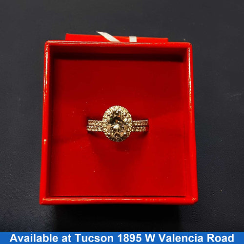 Ring - Engagement Set - White Gold 14k (.585) 5.5 grams Size 20