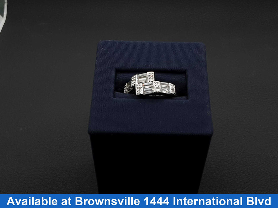 Women's Ring - White Gold 14k (.585) 3.4 grams Size 7