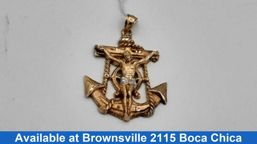 Religious Pendant - Yellow Gold 10k (.417) 5.1 grams