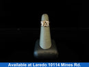 Women's Ring - Yellow Gold 10k (.417) 7.3 grams Size 8