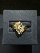 Women's Ring - Anniversary - Yellow Gold 10k (.417) 4.2 grams Size 8