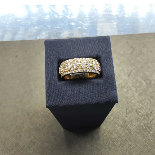 Ring - Wedding Band - Yellow Gold 10k (.417) 7.2 grams Size 9.5