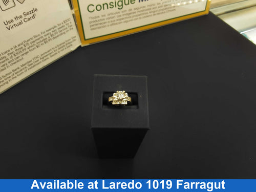 Women's Ring - Solitaire - White Gold 14k (.585) 4.8 grams Size 9.5