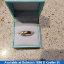 Ring - Wedding Band - Yellow Gold 14k (.585) 3.7 grams Size 8
