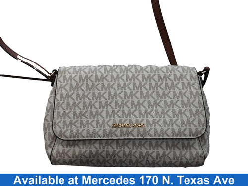 Michael Kors Ab-2504 White Purse / Handbag
