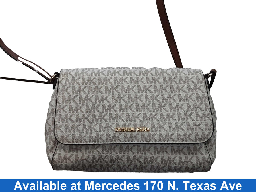 Michael Kors Ab-2504 White Purse / Handbag