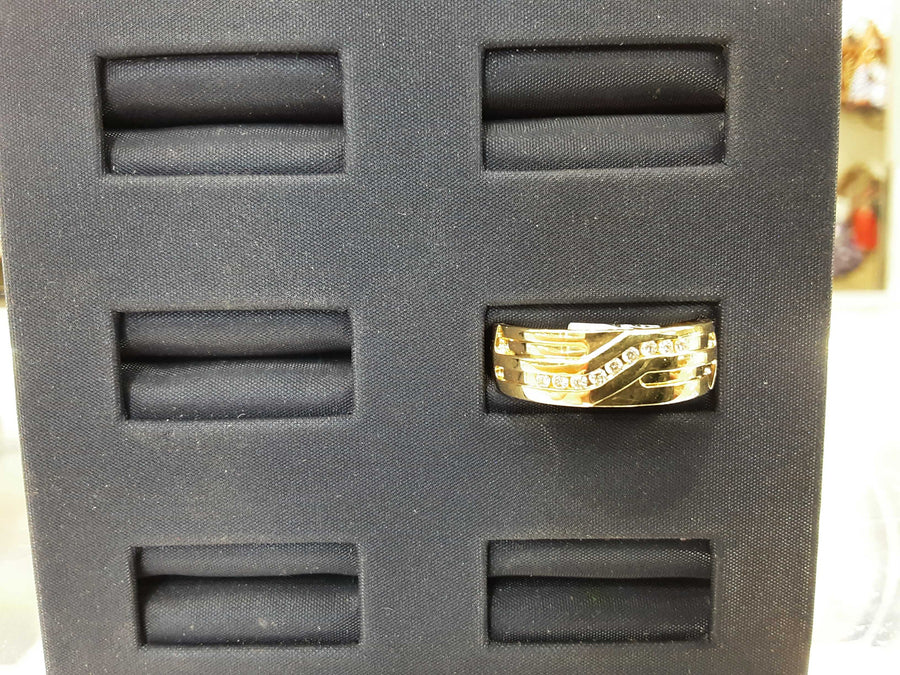 Ring - Wedding Band - Yellow Gold 14k (.585) 5.6 grams Size 9