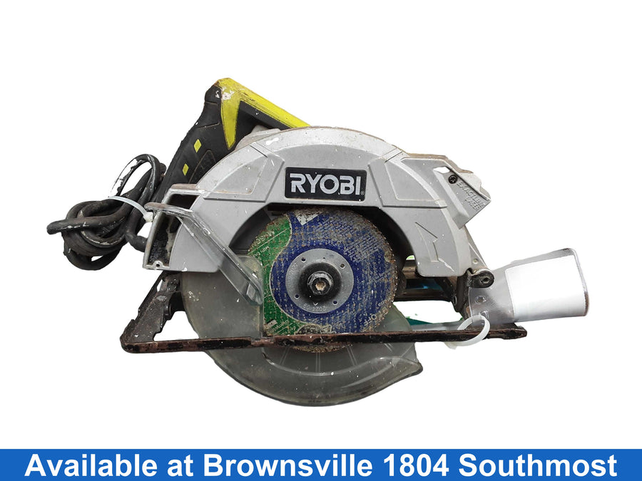 Ryobi Csb135l Green Corded Circular Saw