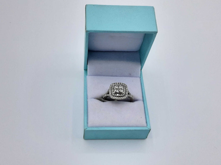Women's Ring - White Gold 10k (.417) 5.6 grams Size 8.5