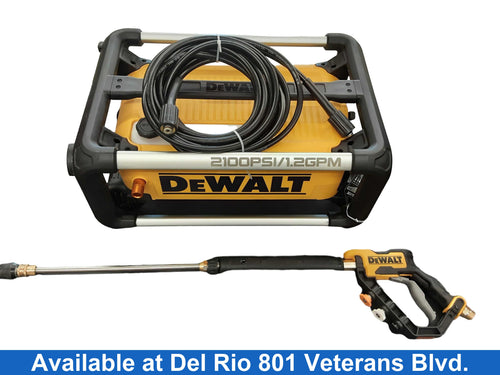 Dewalt Dwpw2100 Yellow Corded Pressure Washer
