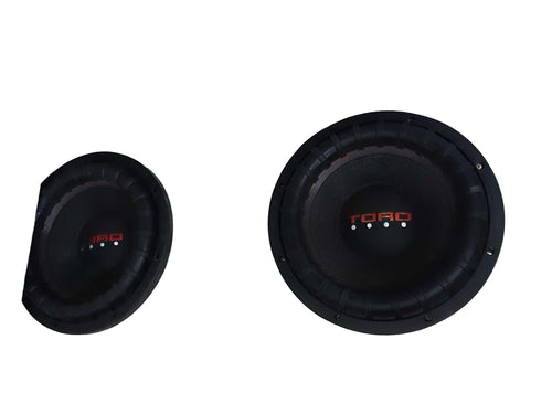 Toro Forces 12s Black Car Sub-Woofer