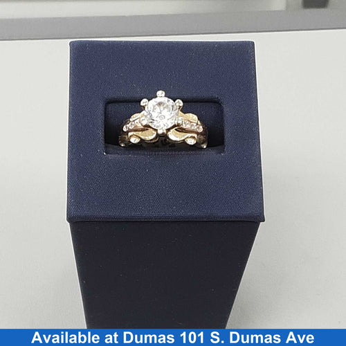 Women's Ring - Solitaire - Yellow Gold 14k (.585) 5.9 grams Size 5.5