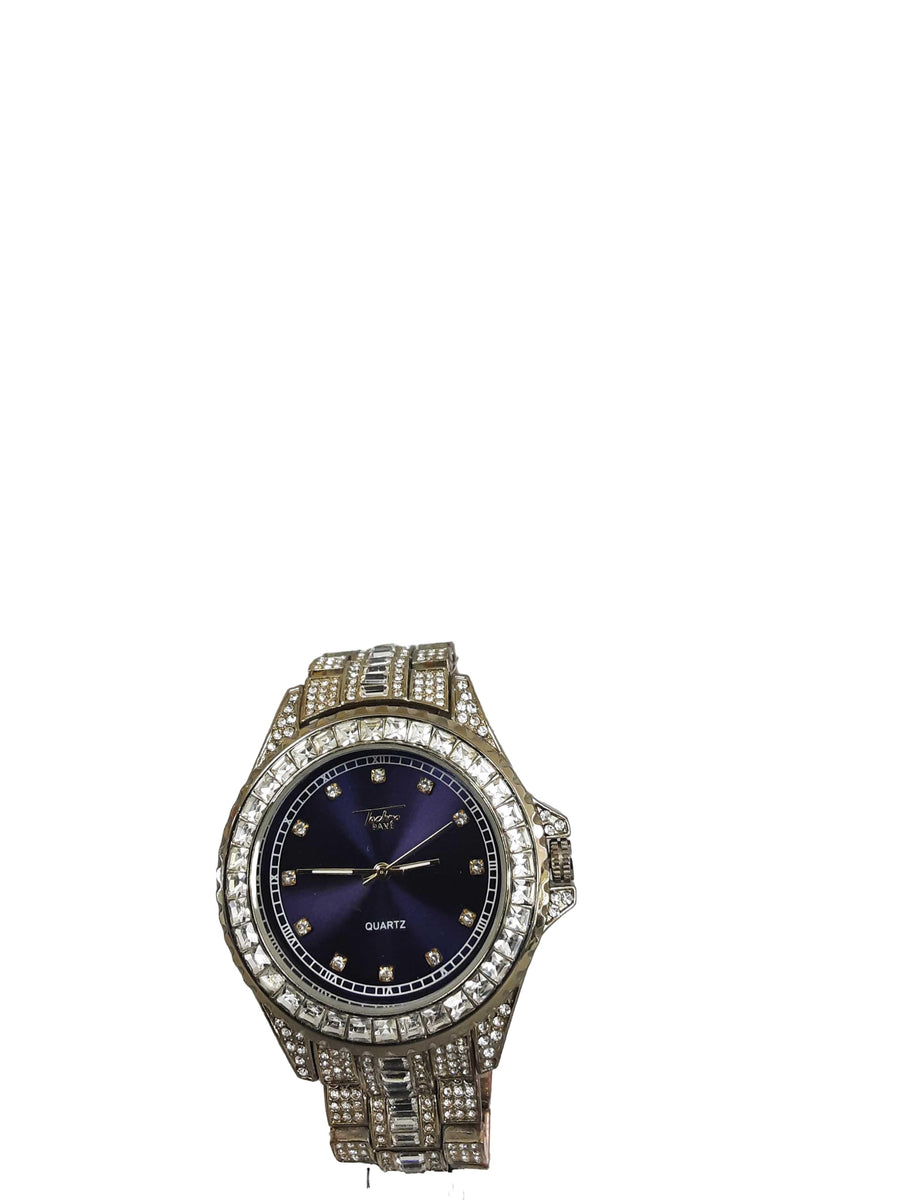 Techno Pave 9161 Gold Regular Watch