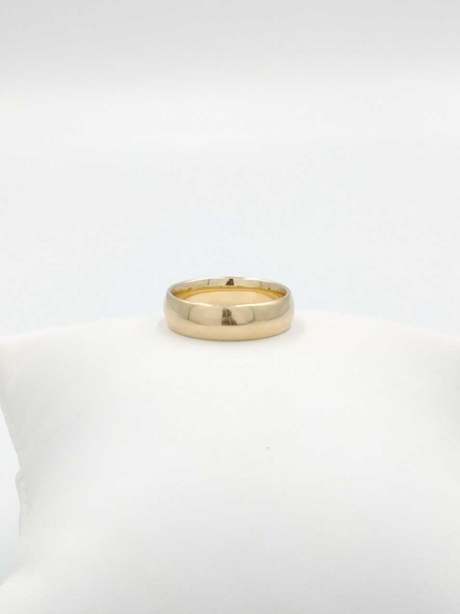 Ring - Wedding Band - Yellow Gold 10k (.417) 6.8 grams Size 9.5